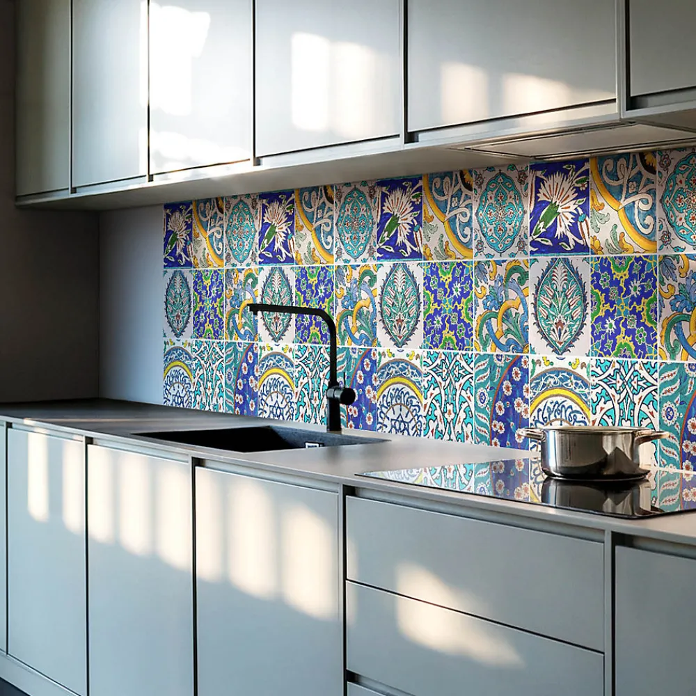 Wallfluent Lambris Mural<Panneau Mural 120x60 cm Mosaïque De Pierre Veinée 1 pièce