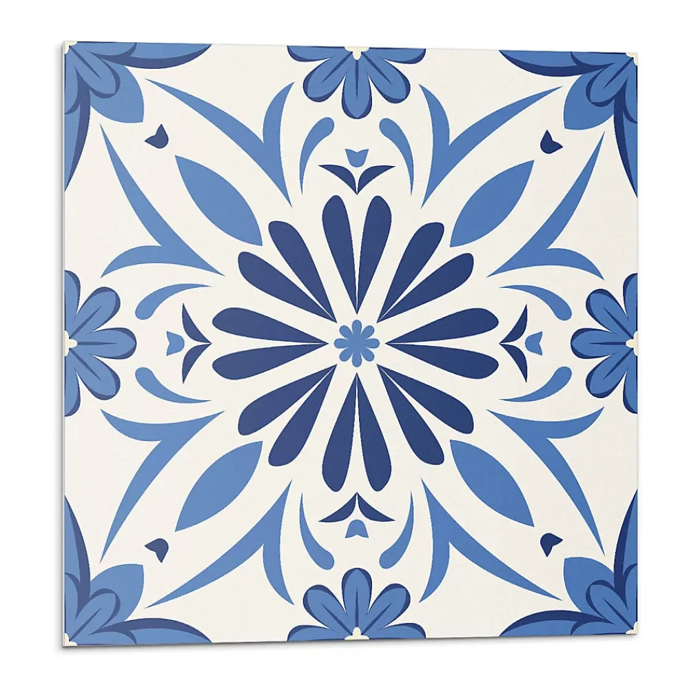Wallfluent Lambris Mural<Panneau Mural 50x50 cm Motif Floral En Arrière-Plan 4 pièces