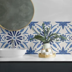 Wallfluent Lambris Mural<Panneau Mural 50x50 cm Motif Floral En Arrière-Plan 4 pièces