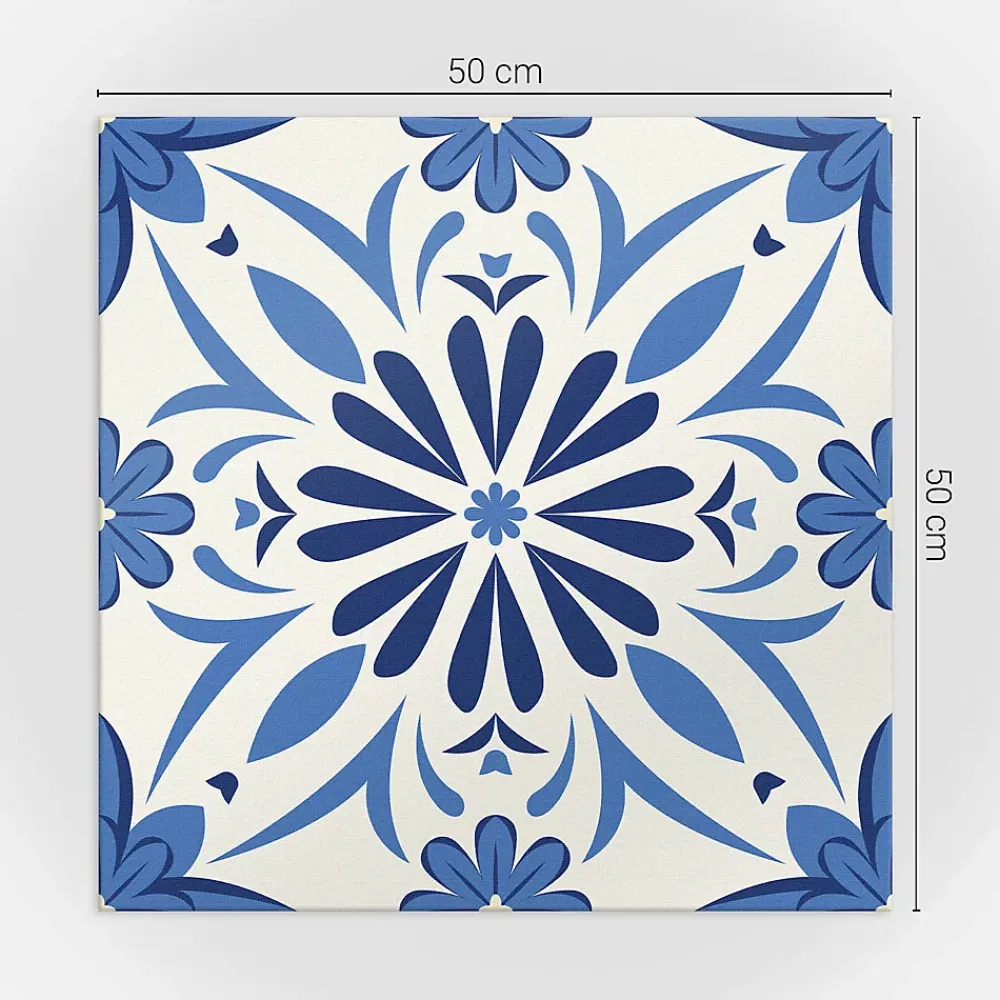 Wallfluent Lambris Mural<Panneau Mural 50x50 cm Motif Floral En Arrière-Plan 4 pièces