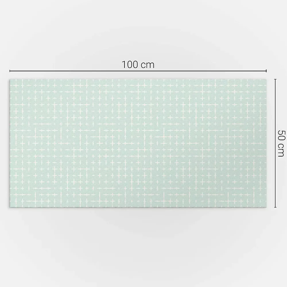 Wallfluent Panneau Mural 100x50 cm Motifs En Mosaïque Géométrique 1 pièce- Lambris Mural