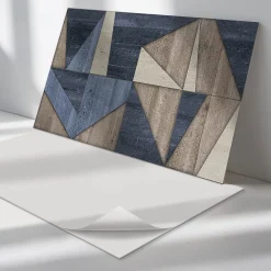 Wallfluent Panneau Mural 100x50 cm Motif À Chevrons 1 pièce- Lambris Mural