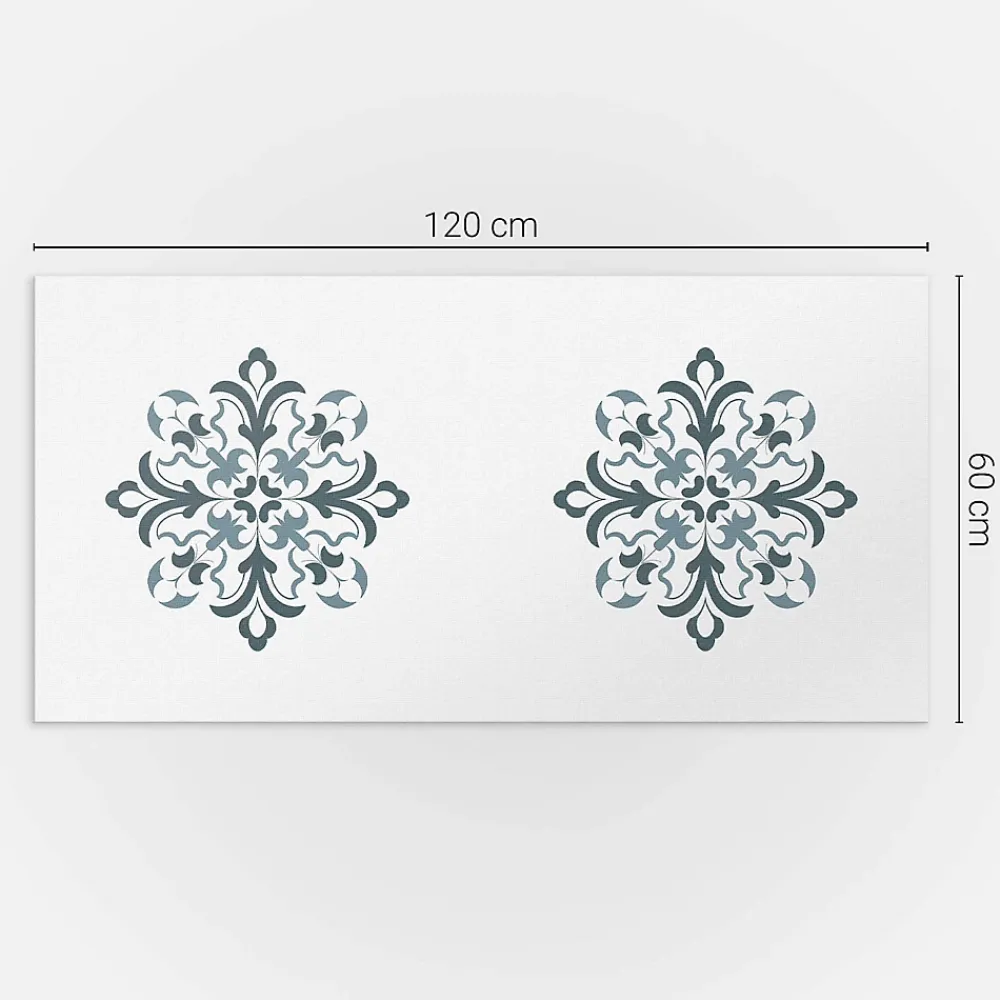 Wallfluent Lambris Mural<Panneau Mural 120x60 cm Motif Floral Orné 1 pièce