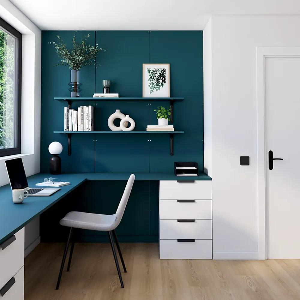 Foge Panneau Ninna OSB-3 bleu 122 x 60 x 1,5 cm- Panneau Décoratif En Bois|Panneau Bois, Osb, Mdf