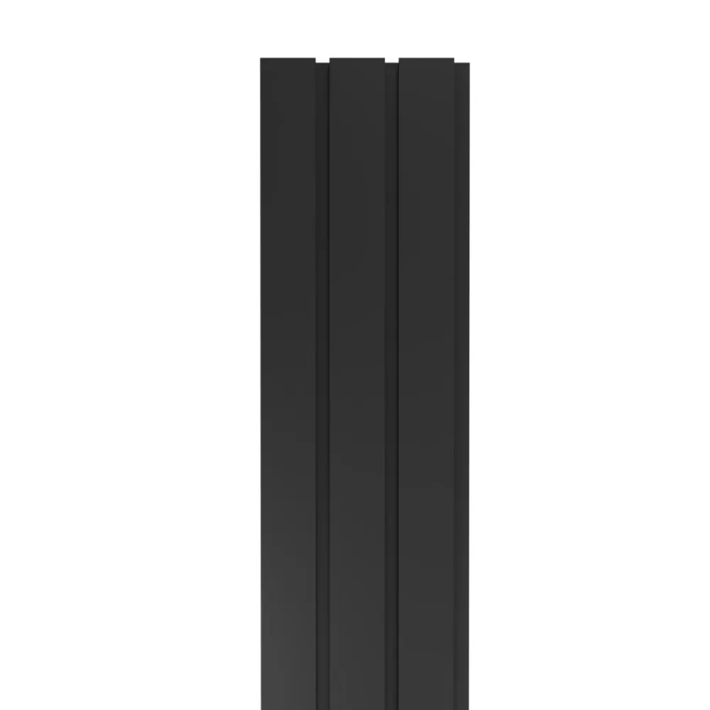 Radex Panneau Tasseau Bois<Panneau tasseau décoratif Maya en MDF noir 275X60CM ép.14mm