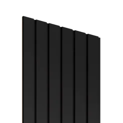 Radex Panneau tasseau décoratif Maya en MDF noir 275X90CM ép.14mm- Panneau Tasseau Bois