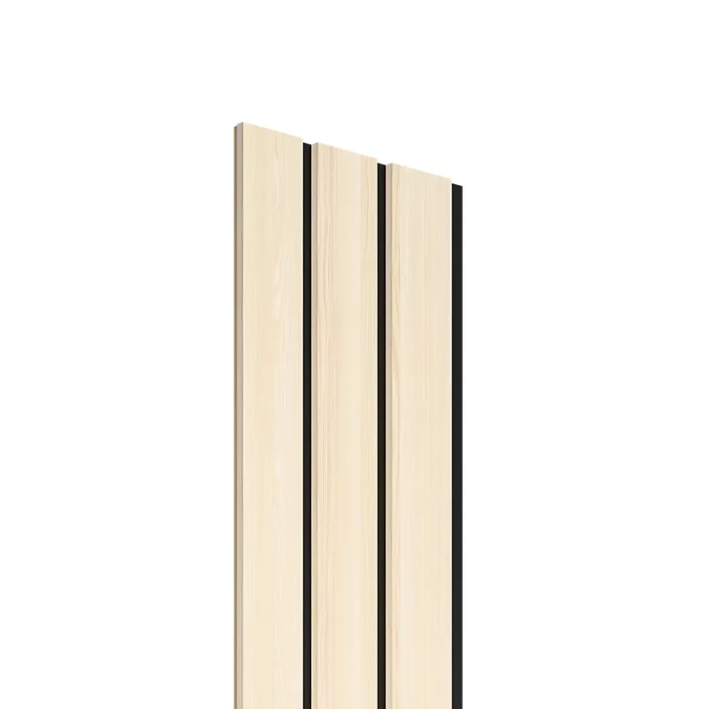 Radex Panneau tasseau décoratif Maya en MDF effet frêne 275X60CM ép.14mm- Panneau Tasseau Bois