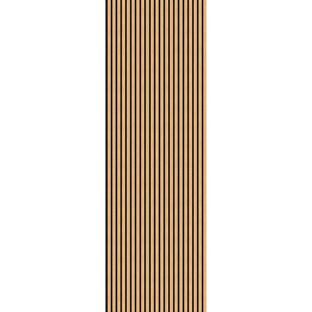 Panneau tasseau décoratif en MDF noir 90 x 280 cm- Panneau Tasseau Bois