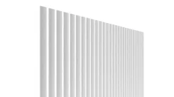 Radex Panneau Tasseau Bois<Panneau tasseau flexible Ella 90x40 cm – Lamelles MDF finition noir sur tissu