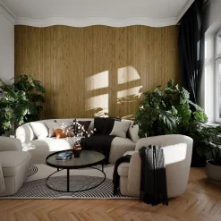 Radex Panneau Tasseau Bois<Panneau tasseau flexible MDF Ella effet chêne clair 275X90 cm