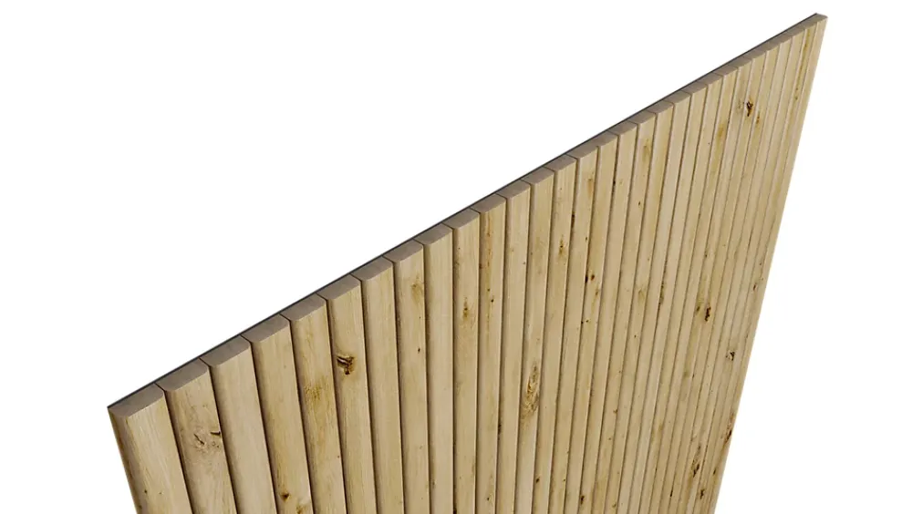 Radex Panneau Tasseau Bois<Panneau tasseau flexible MDF Ella effet chêne clair 90X40 cm