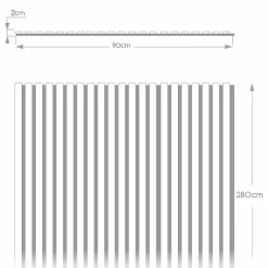 Foge Panneau tasseau MDF coloris chêne naturel 280 x 90 cm- Panneau Tasseau Bois