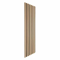 Decoon Panneau Tasseau Bois<Panneau tasseaux bois - chêne clair fond noir - 120 x 30 x 1,9 cm