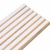 Decoon Panneau tasseaux bois 250 x 30 x 1,4 cm décor blanc / fond rigide chêne - 0,75m²- Panneau Tasseau Bois