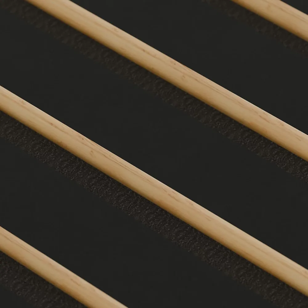 Acupanel Panneau Tasseau Bois<Panneaux Acoustiques Décoratifs Noir Mat Feutrine 240 x 60 x 1,1 cm Lot de 4