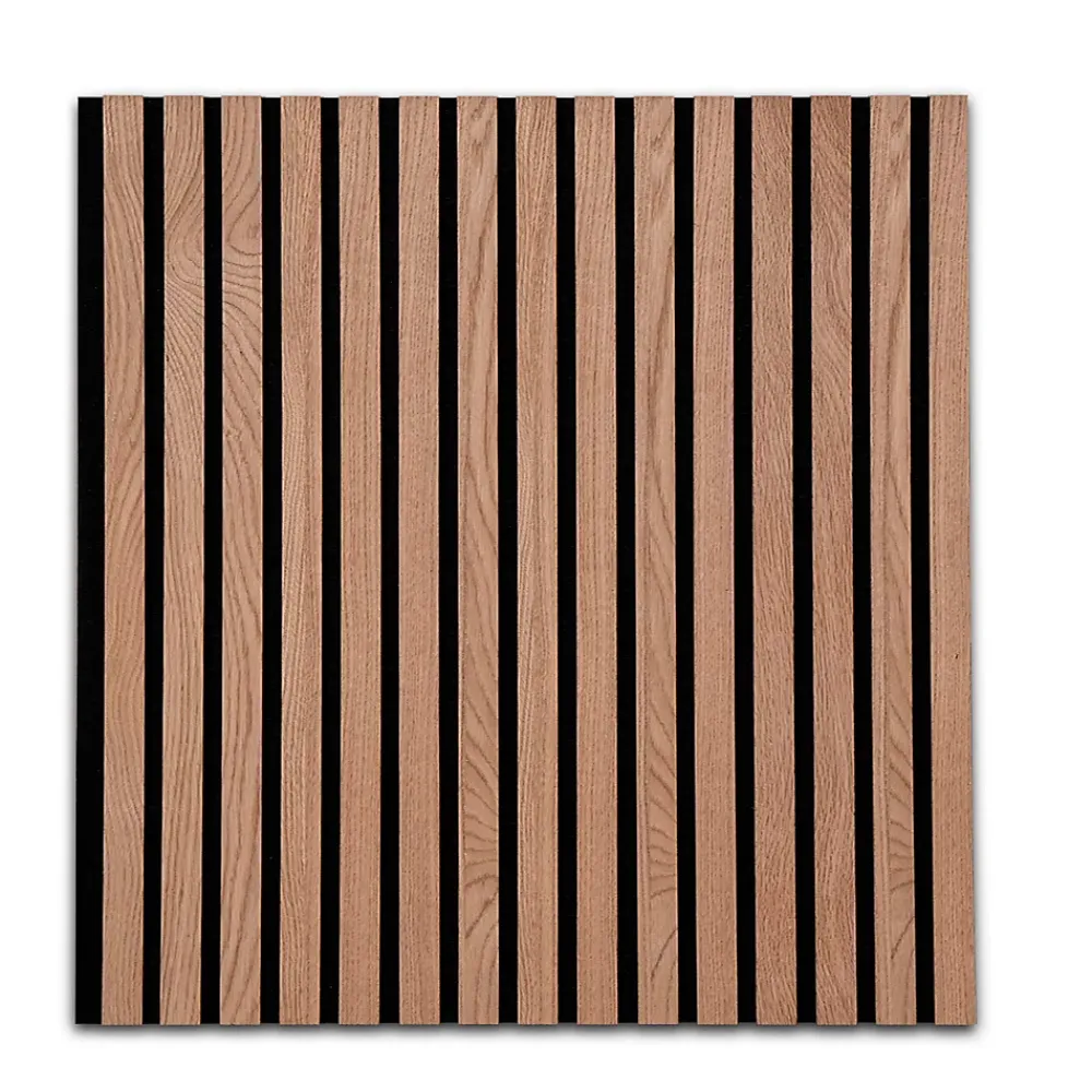 Floordirekt Panneau Décoratif En Bois<Panneaux acoustiques en aspect bois, 1 Pièce, 60 x 60 cm, Red Oak