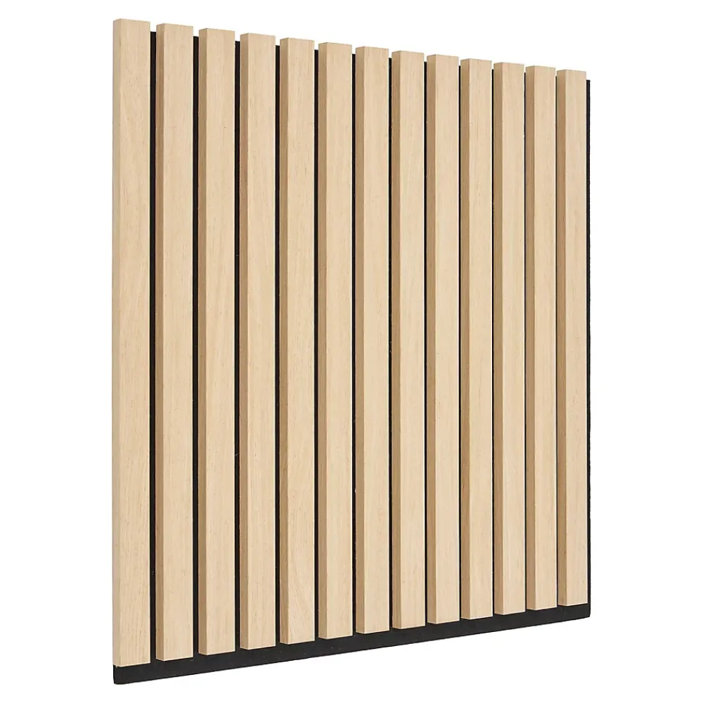 House Nordic Panneau Décoratif En Bois<Panneaux Acoustiques en Bois Naturel - Lot de 2, Aspect Chêne 520x520x22 mm