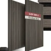 Tectake Panneau Tasseau Bois<Panneaux acoustiques modernes aspect bois en MDF 120 x 60 x 2,1 cm