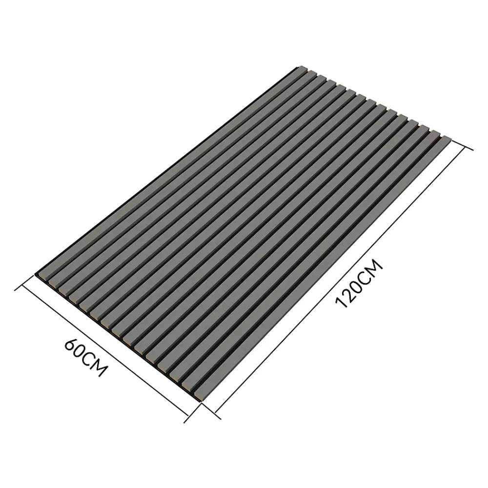 Neu.Holz Panneau Décoratif En Bois<Panneaux acoustiques Vang lot de 2 panneaux effet chêne gris clair