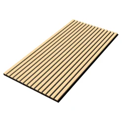 Neu.Holz Panneaux acoustiques Vang lot de 16 panneaux effet chêne- Panneau Décoratif En Bois