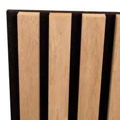 Neu.Holz Panneaux acoustiques Vang lot de 16 panneaux effet chêne- Panneau Décoratif En Bois
