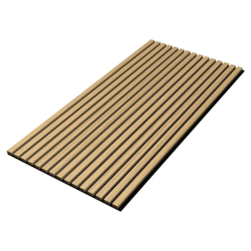 Neu.Holz Panneau Décoratif En Bois<Panneaux acoustiques Vang lot de 4 panneaux effet chêne foncé