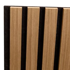 Neu.Holz Panneau Décoratif En Bois<Panneaux acoustiques Vang lot de 4 panneaux effet chêne foncé