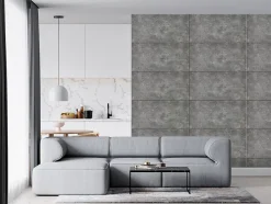 Deccart Panneaux décoratifs pour plafond et mur 7014XL Béton 6m² / 12 pièces.- Panneau Mural Décoratif