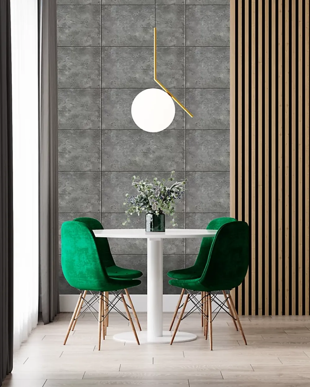 Deccart Panneaux décoratifs pour plafond et mur 7014XL Béton 6m² / 12 pièces.- Panneau Mural Décoratif