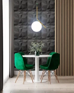 Deccart Panneau Mural Décoratif<Panneaux de plafond et panneaux muraux Decoratif 3D Bursztyn Noir 5m² / 20pièces