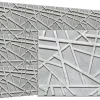Deccart Panneau Mural Décoratif<Panneaux de plafond et panneaux muraux Decoratif 3D Line Béton "69" 12m² / 48pièces