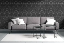 Deccart Panneau Mural Décoratif<Panneaux de plafond et panneaux muraux Decoratif 3D Onyx Noir 2m² / 8pièces