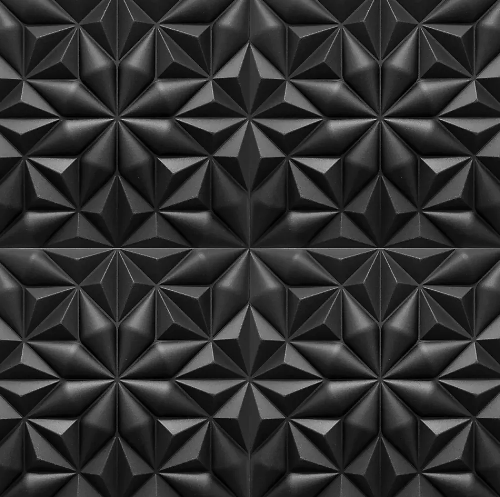 Deccart Panneau Mural Décoratif<Panneaux de plafond et panneaux muraux Decoratif 3D Onyx Noir 2m² / 8pièces