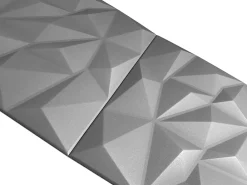 Deccart Panneau Mural Décoratif<Panneaux de plafond et panneaux muraux Decoratif 3D Brylant Gris 8m² / 32pièces