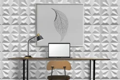 Deccart Panneau Mural Décoratif<Panneaux de plafond et panneaux muraux Decoratif 3D Tears Blanc 2m² / 8pièces
