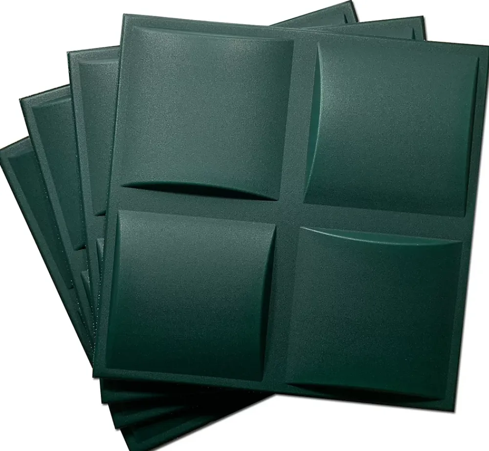 Deccart Panneau Mural Décoratif<Panneaux de plafond et panneaux muraux Decoratif 3D Pled "62" Vert 2m² / 8pièces