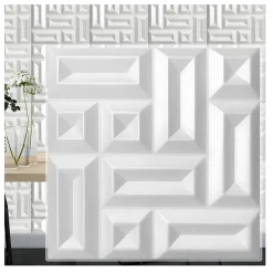 Deccart Panneau Mural Décoratif<Panneaux de plafond et panneaux muraux Decoratif 3D Sqaure 2m² / 8pièces