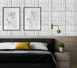 Deccart Panneau Mural Décoratif<Panneaux de plafond et panneaux muraux Decoratif 3D Sqaure 2m² / 8pièces