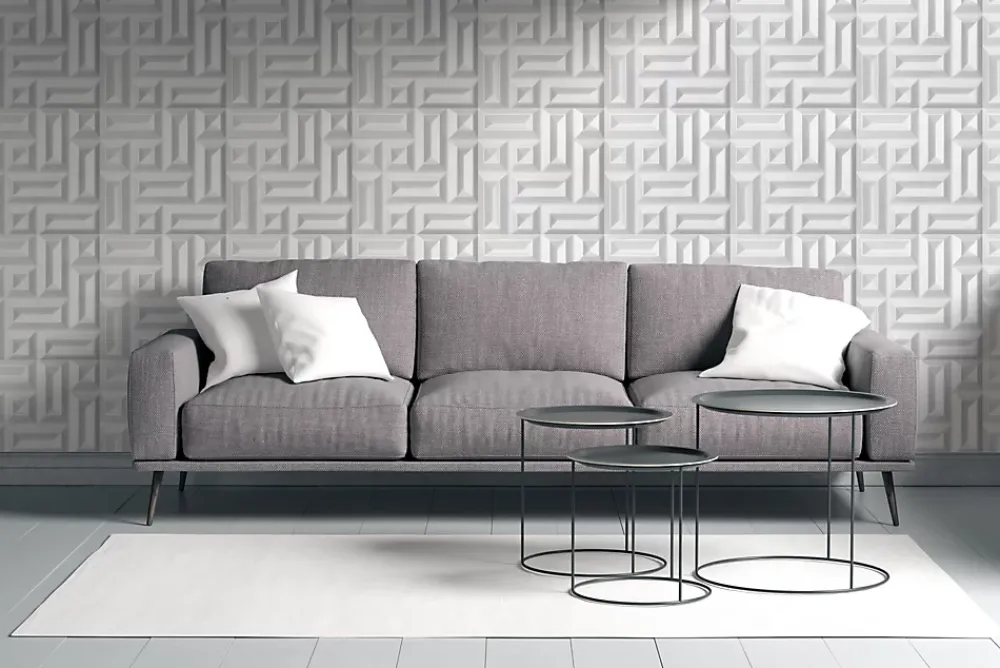 Deccart Panneau Mural Décoratif<Panneaux de plafond et panneaux muraux Decoratif 3D Sqaure 2m² / 8pièces