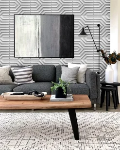Deccart Panneau Mural Décoratif<Panneaux de plafond et panneaux muraux Decoratif 3D Zyg Zak Blanc 8m² / 32pièces