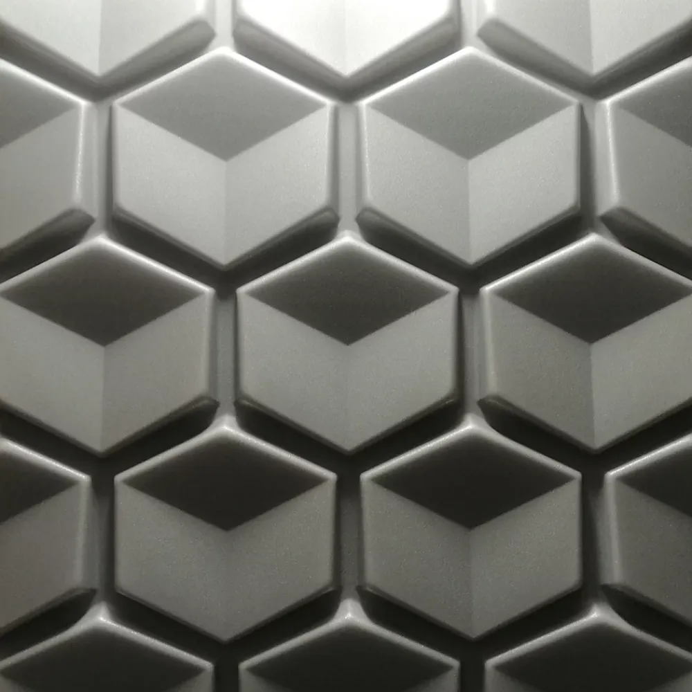 Deccart Panneau Mural Décoratif<Panneaux de plafond et panneaux muraux Decoratif 3D Honey Gris 12m² / 48pièces
