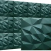 Deccart Panneau Mural Décoratif<Panneaux de plafond et panneaux muraux Decoratif 3D Brylant "62" Vert 12m² / 48pièces