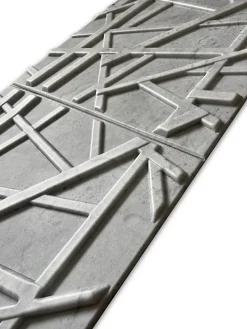 Deccart Panneaux de plafond et panneaux muraux Decoratif 3D Line Béton