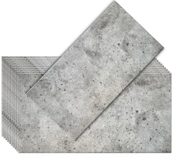 Deccart Panneaux de plafond et panneaux muraux Decoratif 7314XL Béton 20m² / 40pièces- Panneau Mural Décoratif