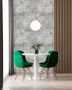 Deccart Panneaux de plafond et panneaux muraux Decoratif 7314XL Béton 20m² / 40pièces- Panneau Mural Décoratif