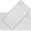 Deccart Panneaux de plafond et panneaux muraux Decoratif Głaz Blanc 6m² / 12pièces- Panneau Mural Décoratif