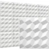 Deccart Panneau Mural Décoratif<Panneaux de plafond et panneaux muraux Decoratif 3D Romby Blanc 12m² / 48pièces