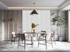 Deccart Panneau Mural Décoratif<Panneaux de plafond et panneaux muraux Decoratif 3D Romby Blanc 12m² / 48pièces