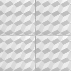 Deccart Panneau Mural Décoratif<Panneaux de plafond et panneaux muraux Decoratif 3D Romby Blanc 12m² / 48pièces