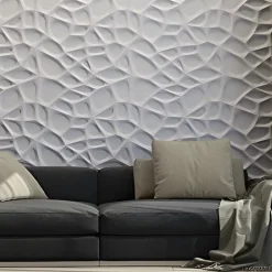 Deccart Panneau Mural Décoratif<Panneaux de plafond et panneaux muraux Decoratif 3D Lake Blanc 5m² / 20pièces